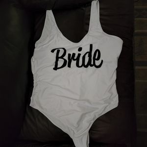 SHEIN "Bride" Swimsuit Size 4XL